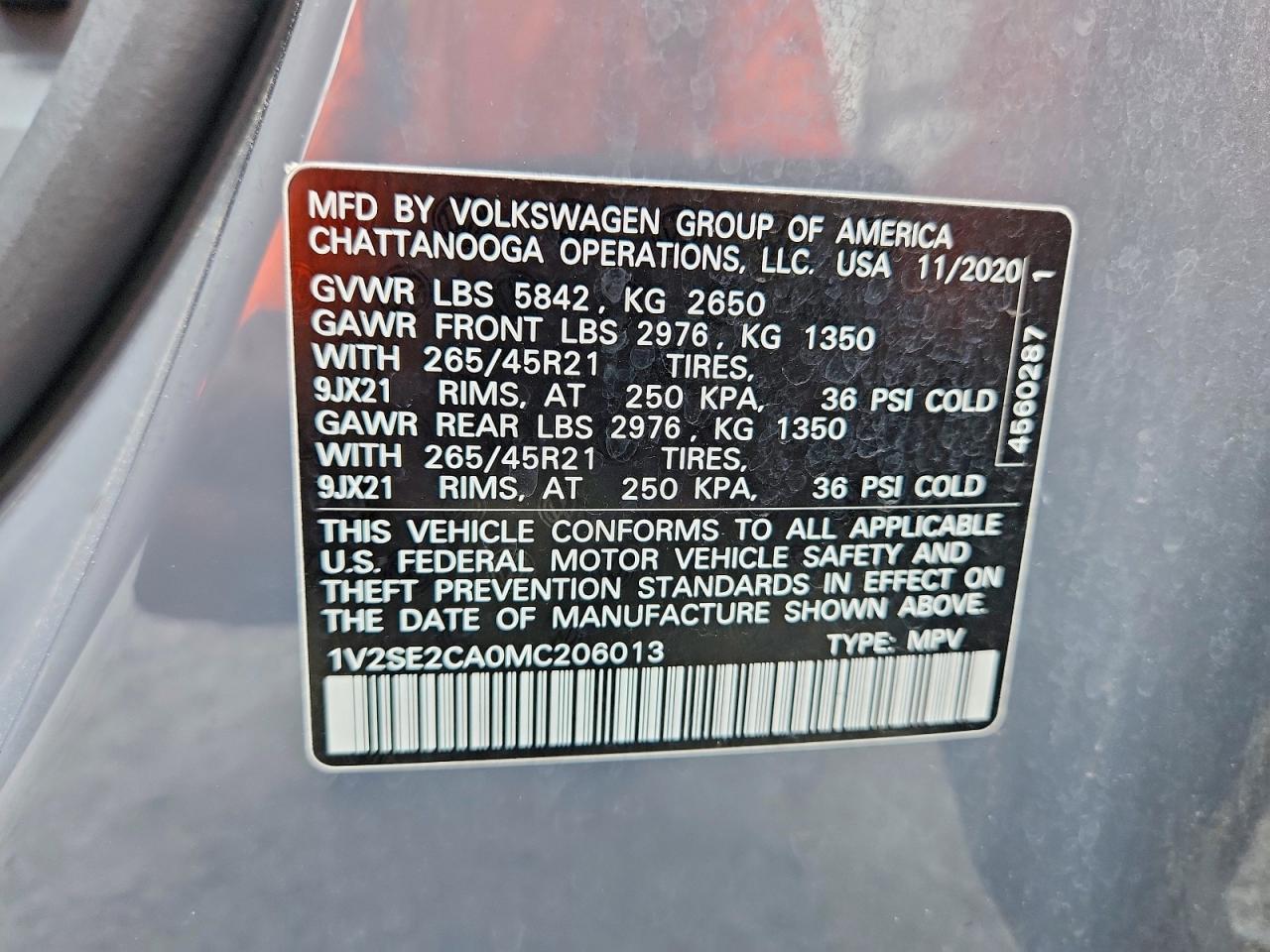 2021 Volkswagen Atlas Cross Sport Sel R-Line - zdjęcie 14