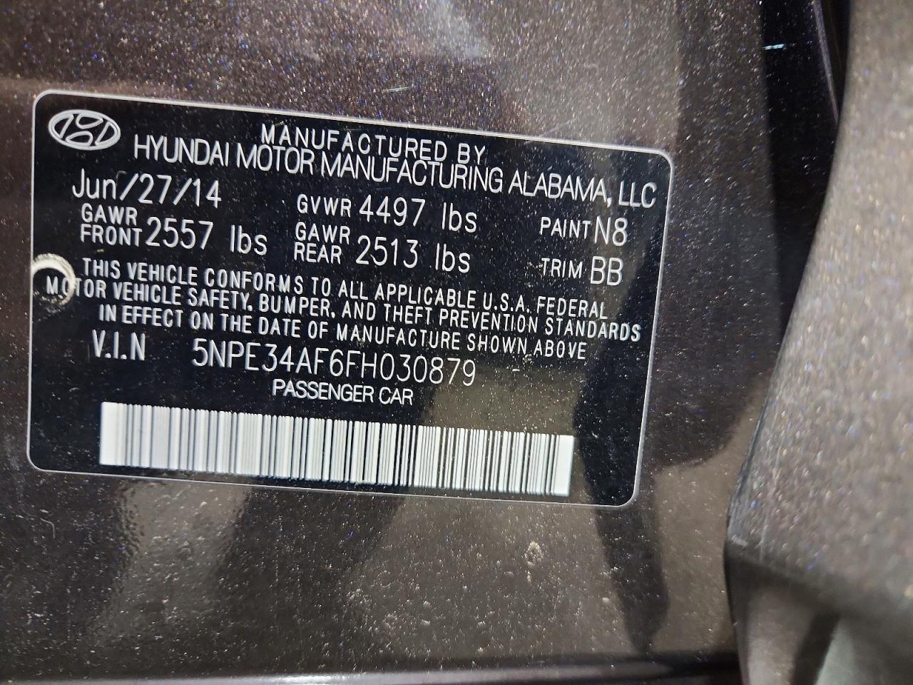 2015 Hyundai Sonata Limited - zdjęcie 12
