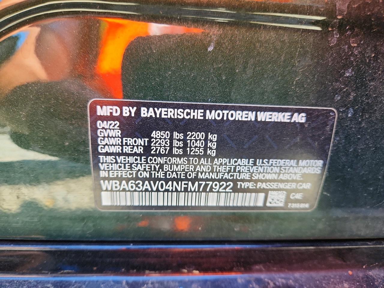 2022 BMW 430I Gran Coupe - zdjęcie 12