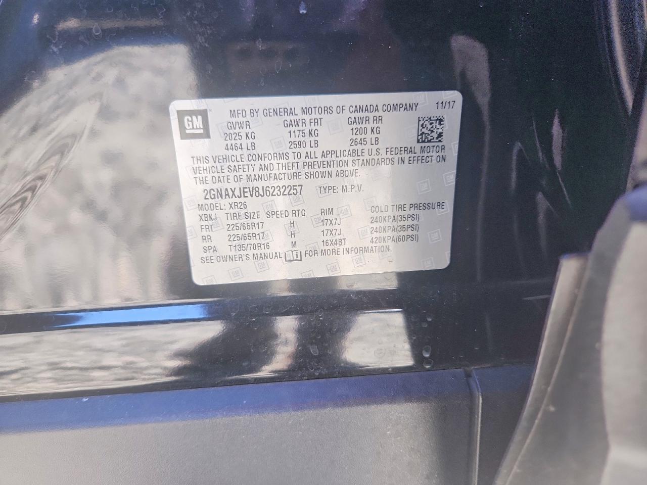 2018 Chevrolet Equinox Lt - zdjęcie 13