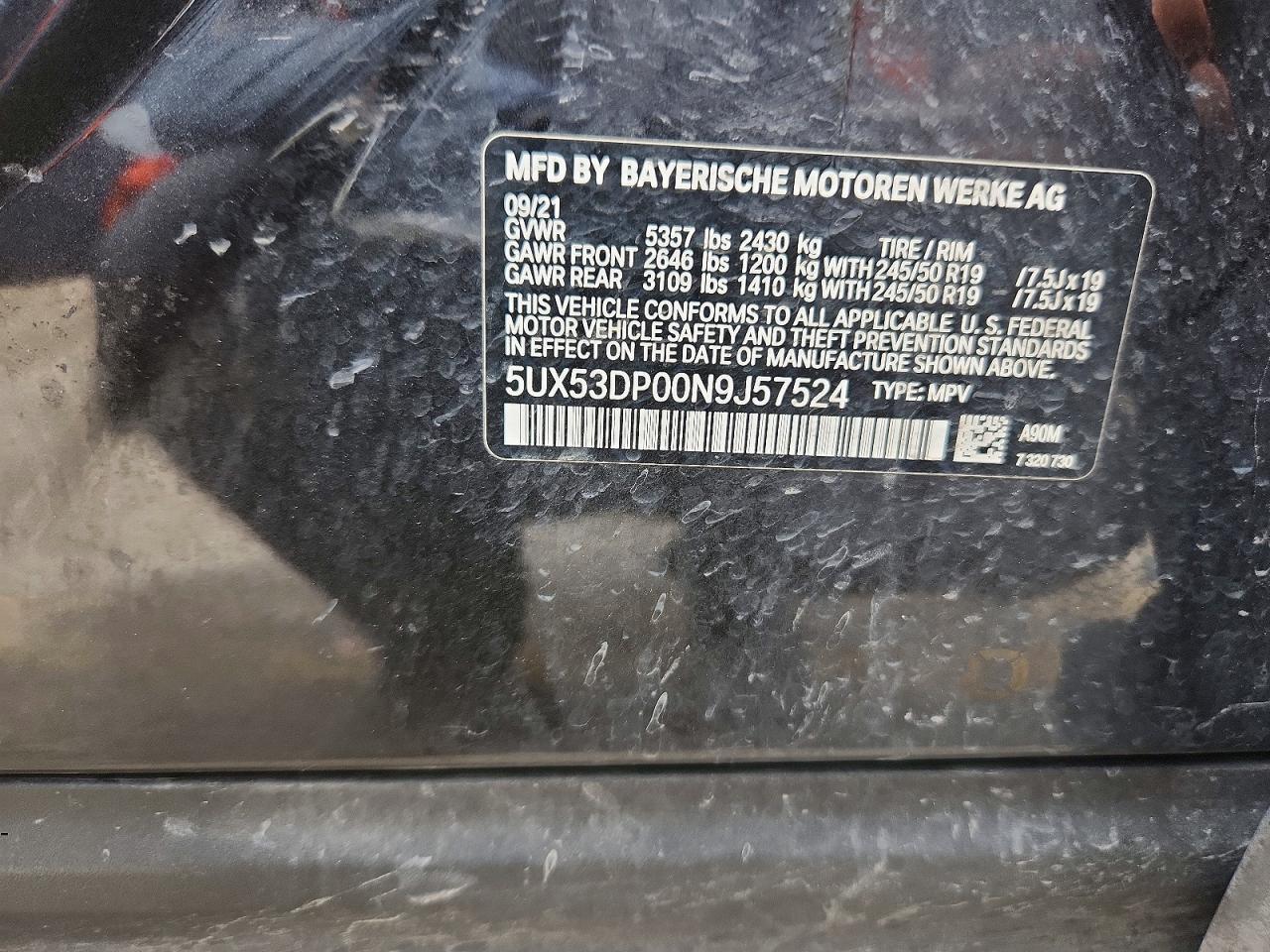 2022 BMW X3 xDrive30I - zdjęcie 13