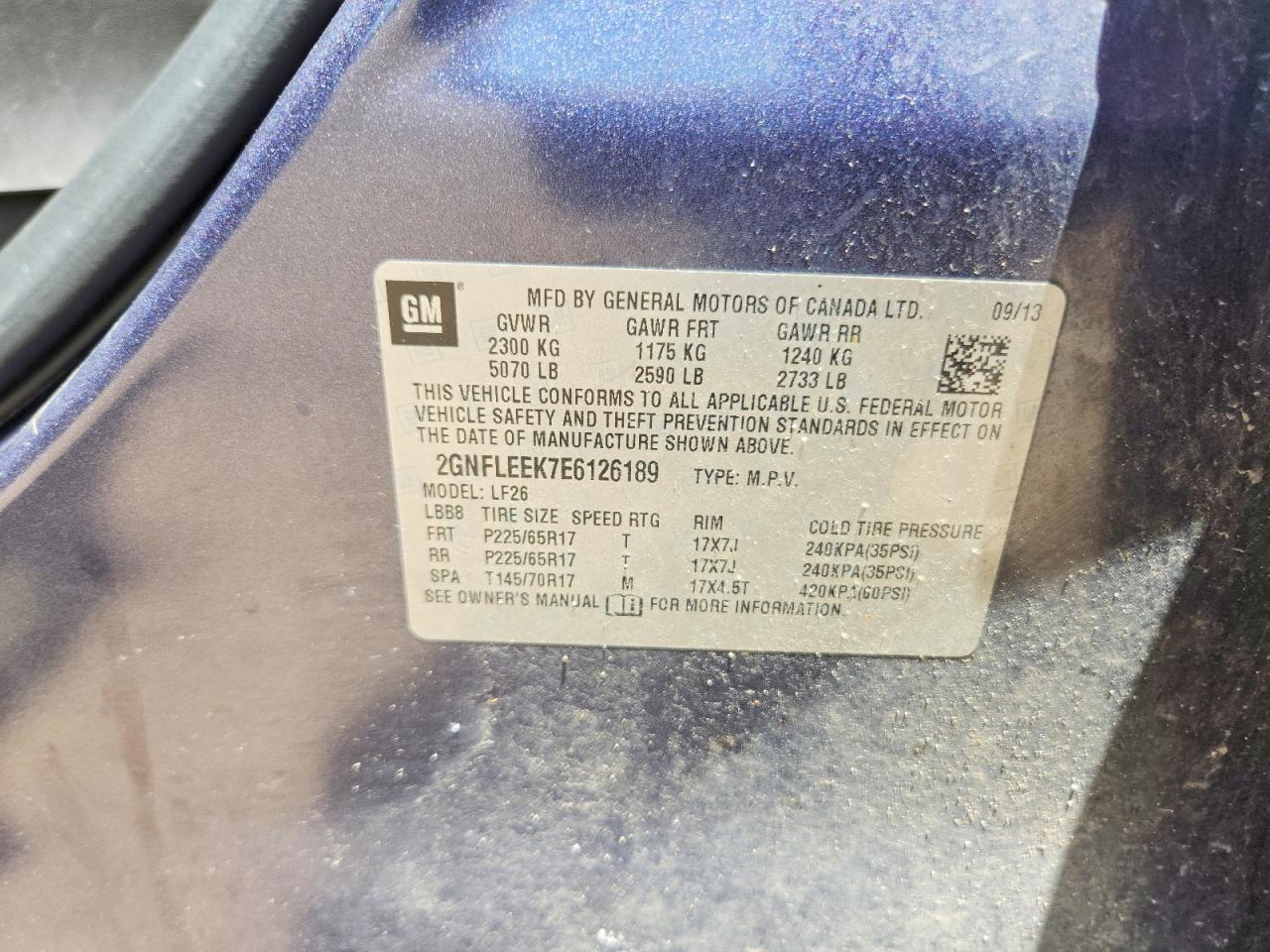 2014 Chevrolet Equinox Ls - zdjęcie 12
