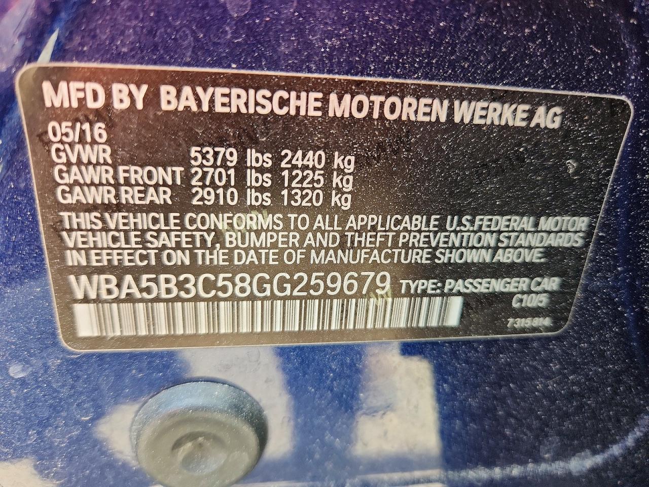 2016 BMW 535 Xi - zdjęcie 12