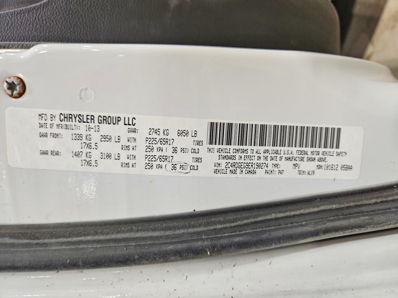 2014 Dodge Grand Caravan R - zdjęcie 13