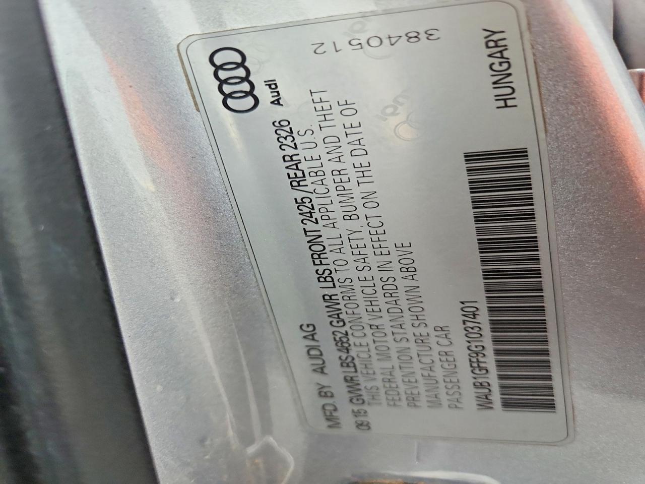 2016 Audi S3 Premium Plus - zdjęcie 13