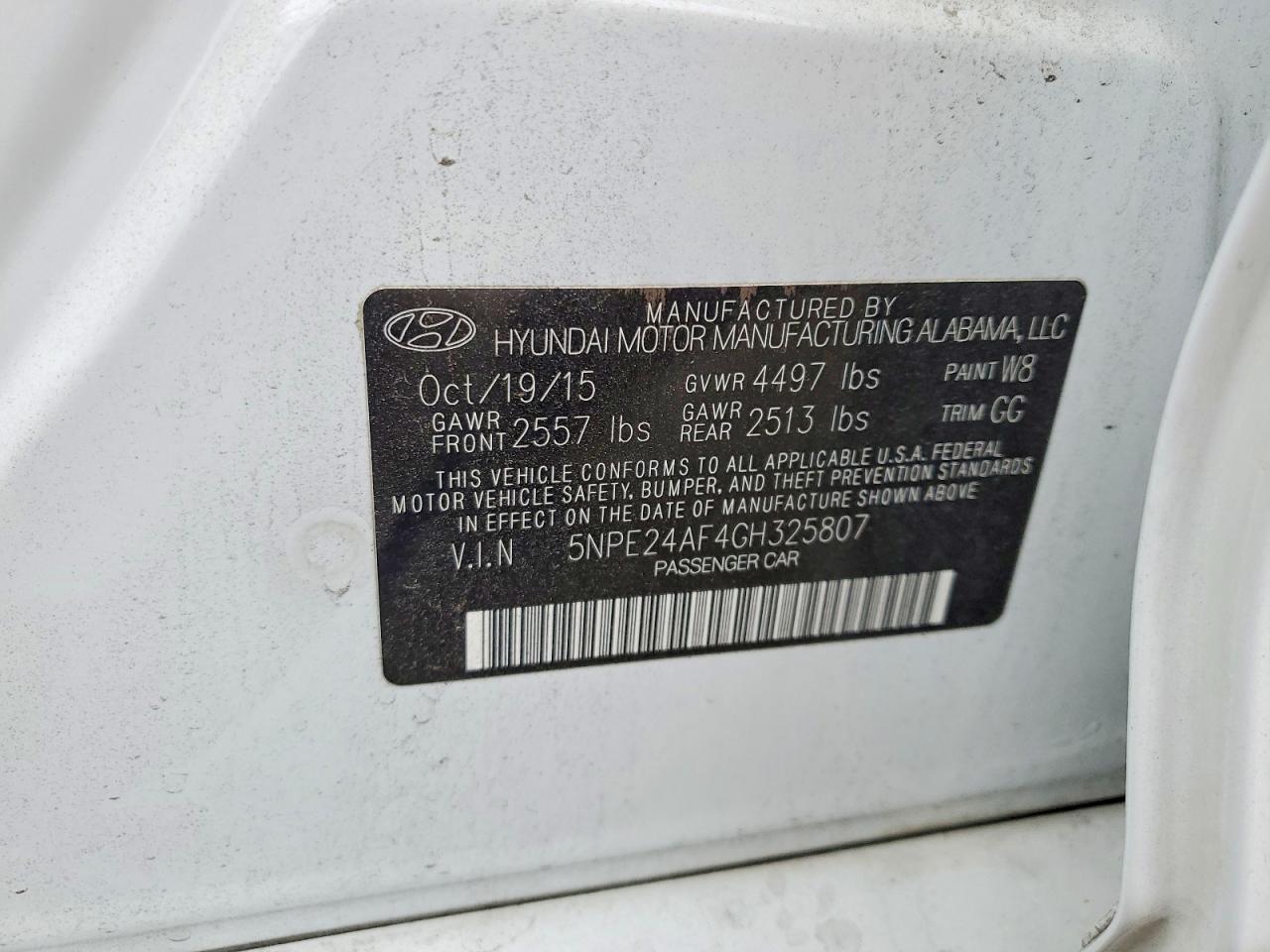 2016 Hyundai Sonata Se - zdjęcie 12