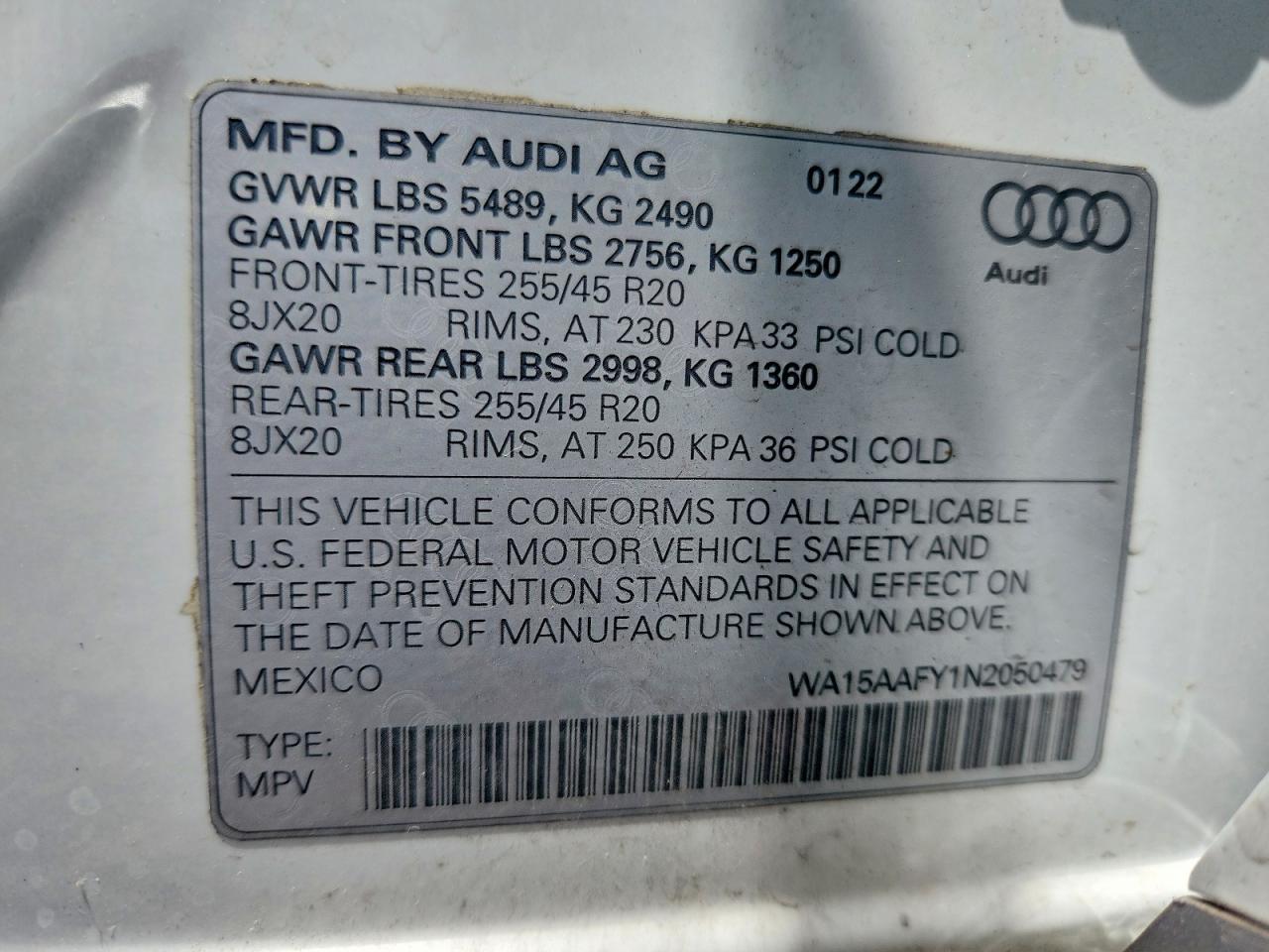 2022 Audi Q5 Sportback Prm Pls 45 - zdjęcie 14