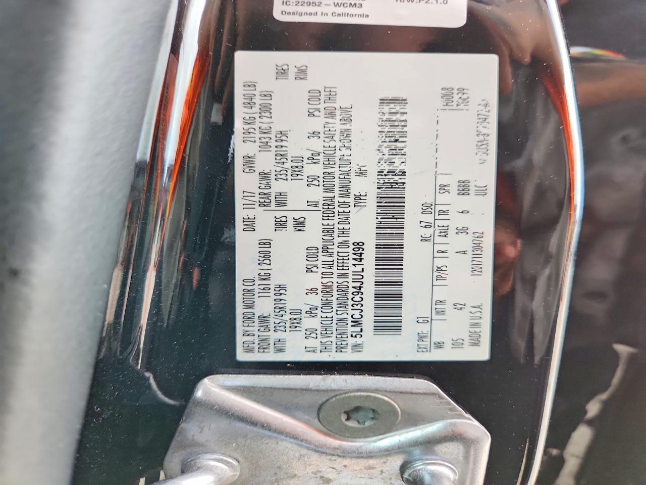 2018 Lincoln Mkc Reserve - zdjęcie 13