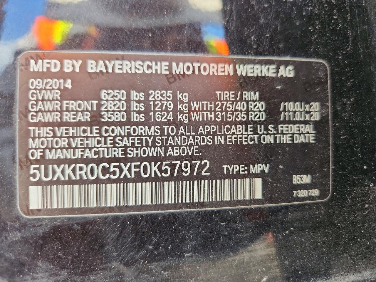 2015 BMW X5 xDrive35I - zdjęcie 13