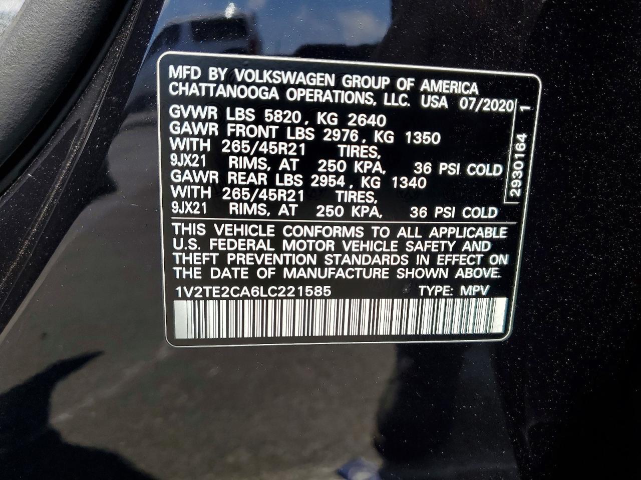 2020 Volkswagen Atlas Cross Sport Sel Premium R-Line - zdjęcie 12