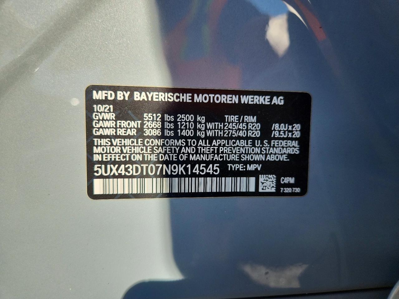 2022 BMW X4 M40I - zdjęcie 13