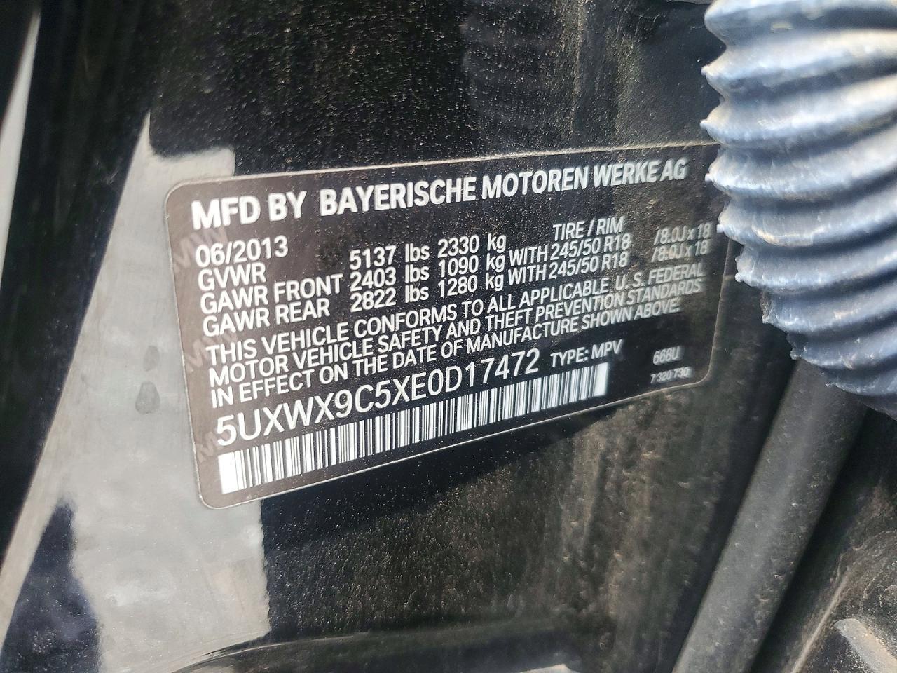 2014 BMW X3 xDrive28I - zdjęcie 13