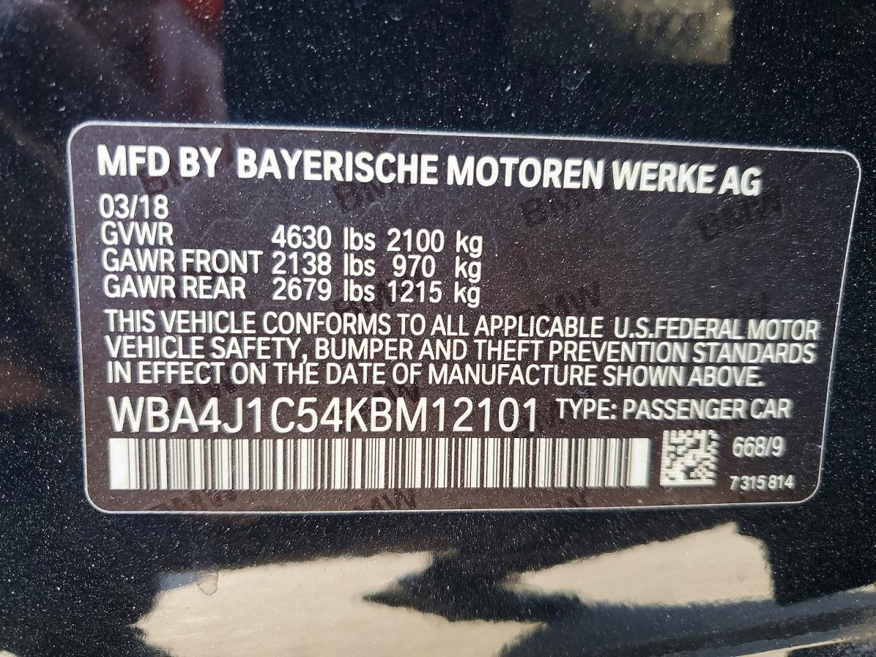 2019 BMW 430I Gran Coupe - zdjęcie 12