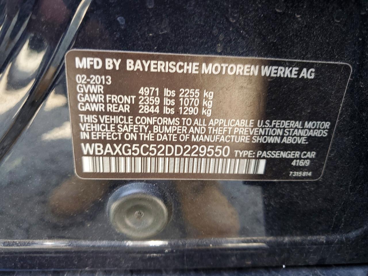 2013 BMW 528 I - zdjęcie 12