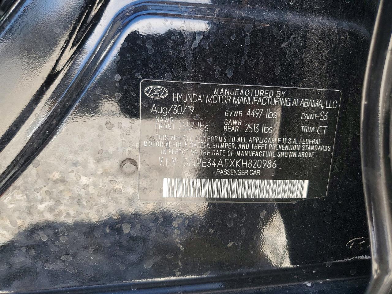 2019 Hyundai Sonata Sel - zdjęcie 12