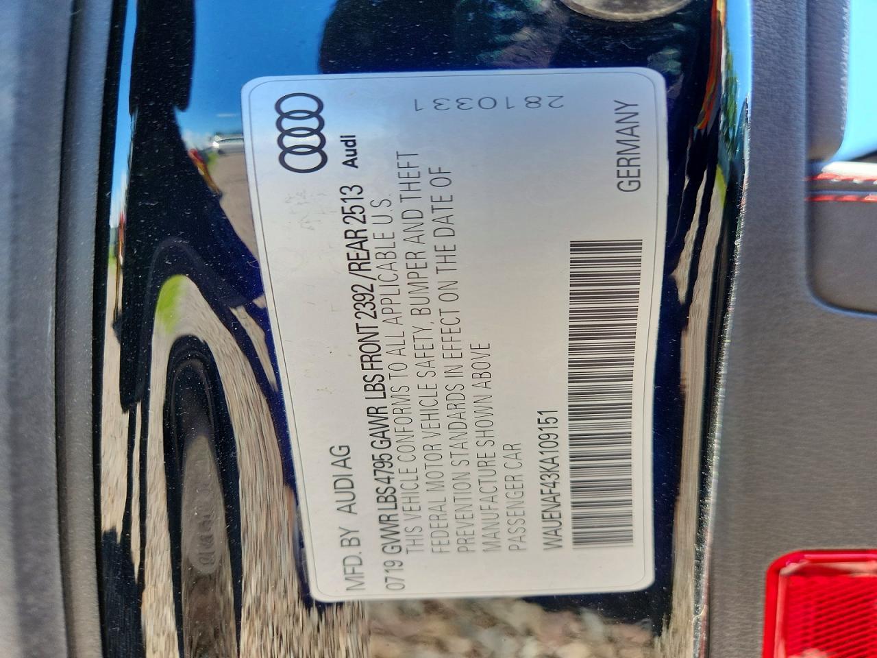 2019 Audi A4 Premium Plus - zdjęcie 12