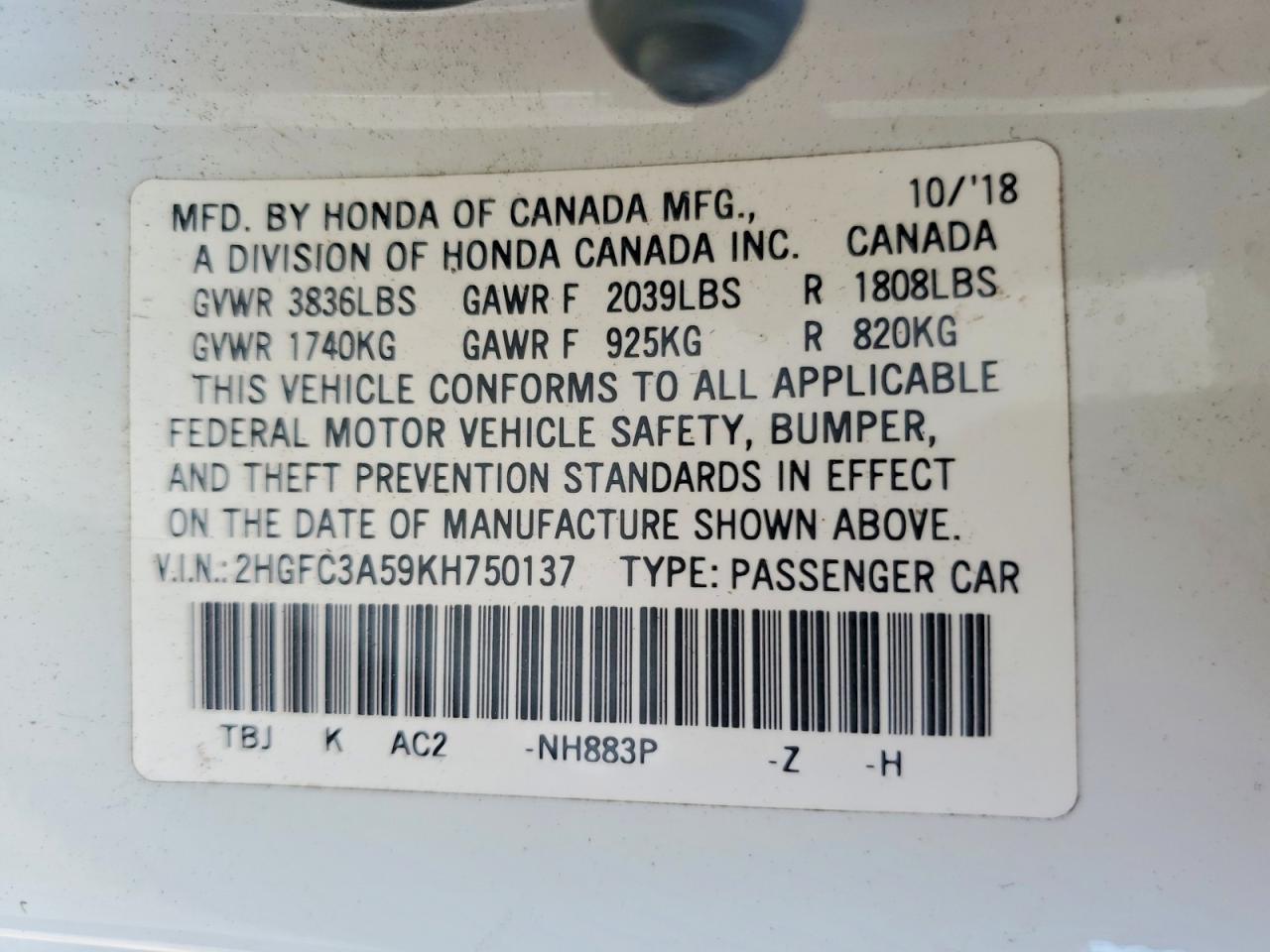 2019 Honda Civic Si - zdjęcie 13