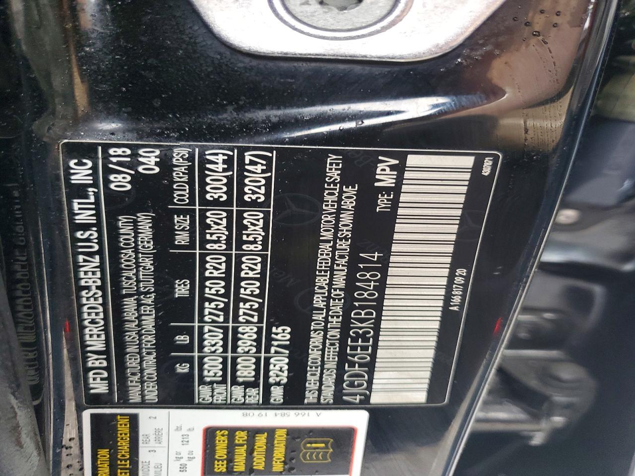 2019 Mercedes-Benz Gls 450 4Matic - zdjęcie 13