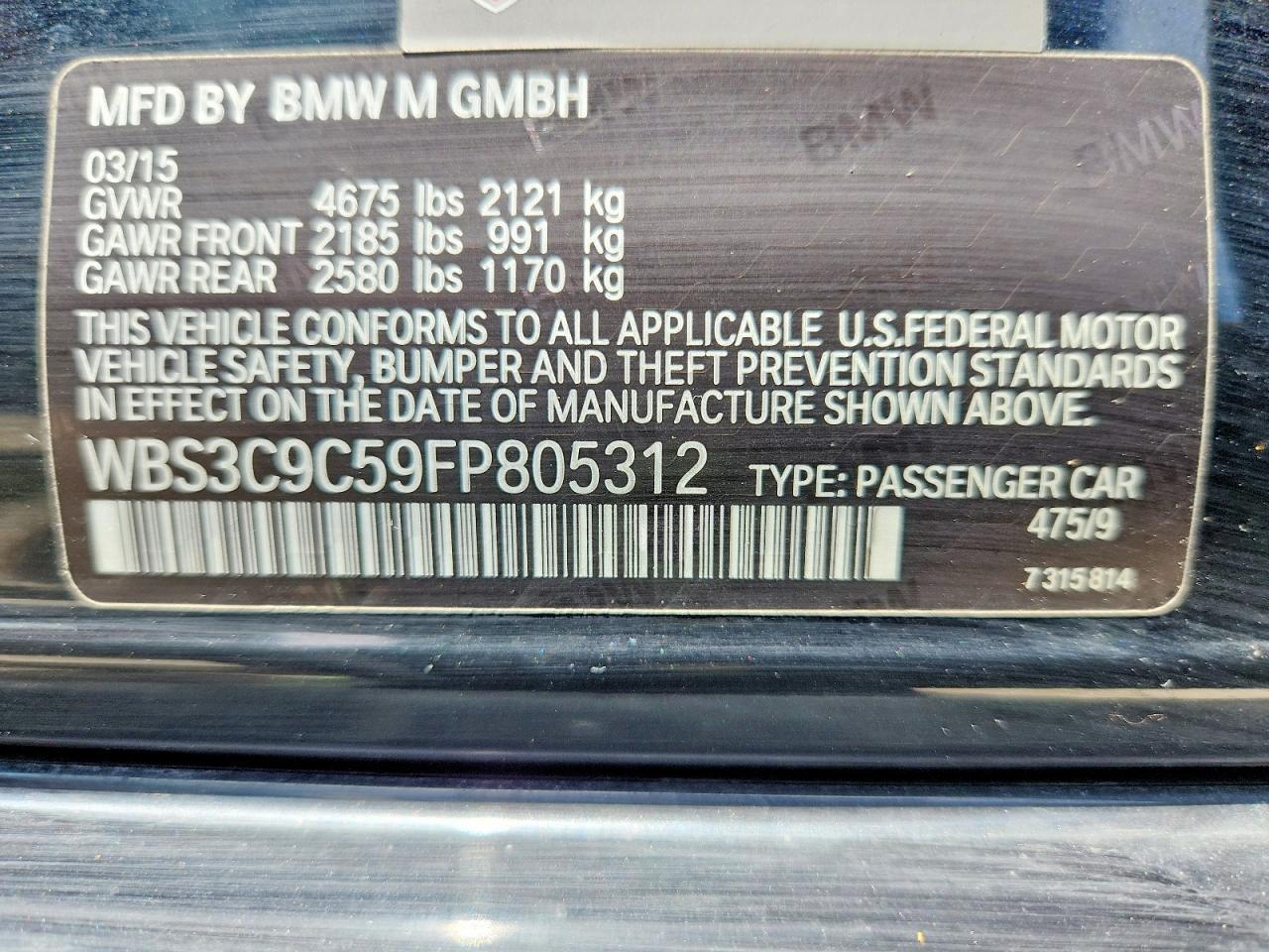 2015 BMW M3 - zdjęcie 12