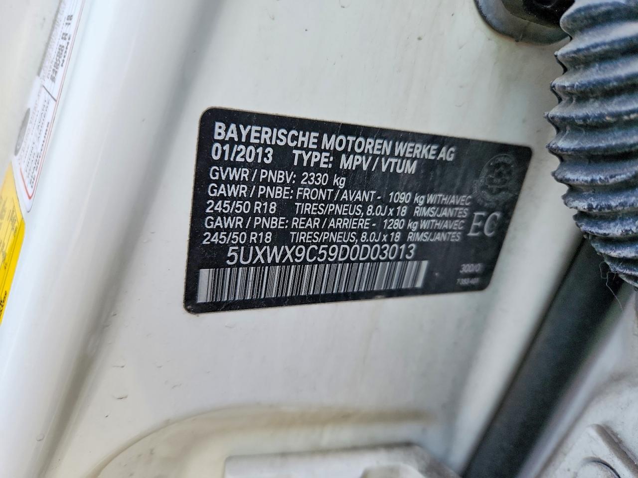 2013 BMW X3 xDrive28I - zdjęcie 13