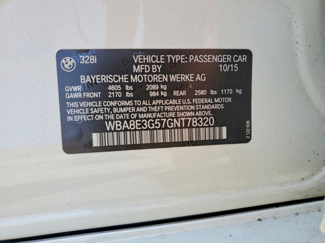 2016 BMW Seria 3 328i - zdjęcie 12