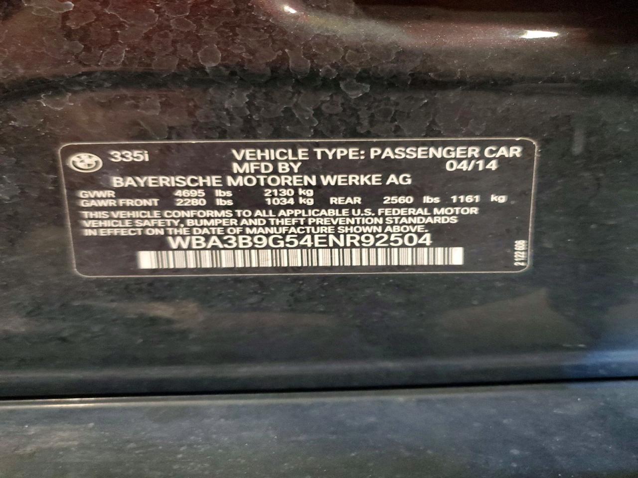 2014 BMW 335 Xi - zdjęcie 12