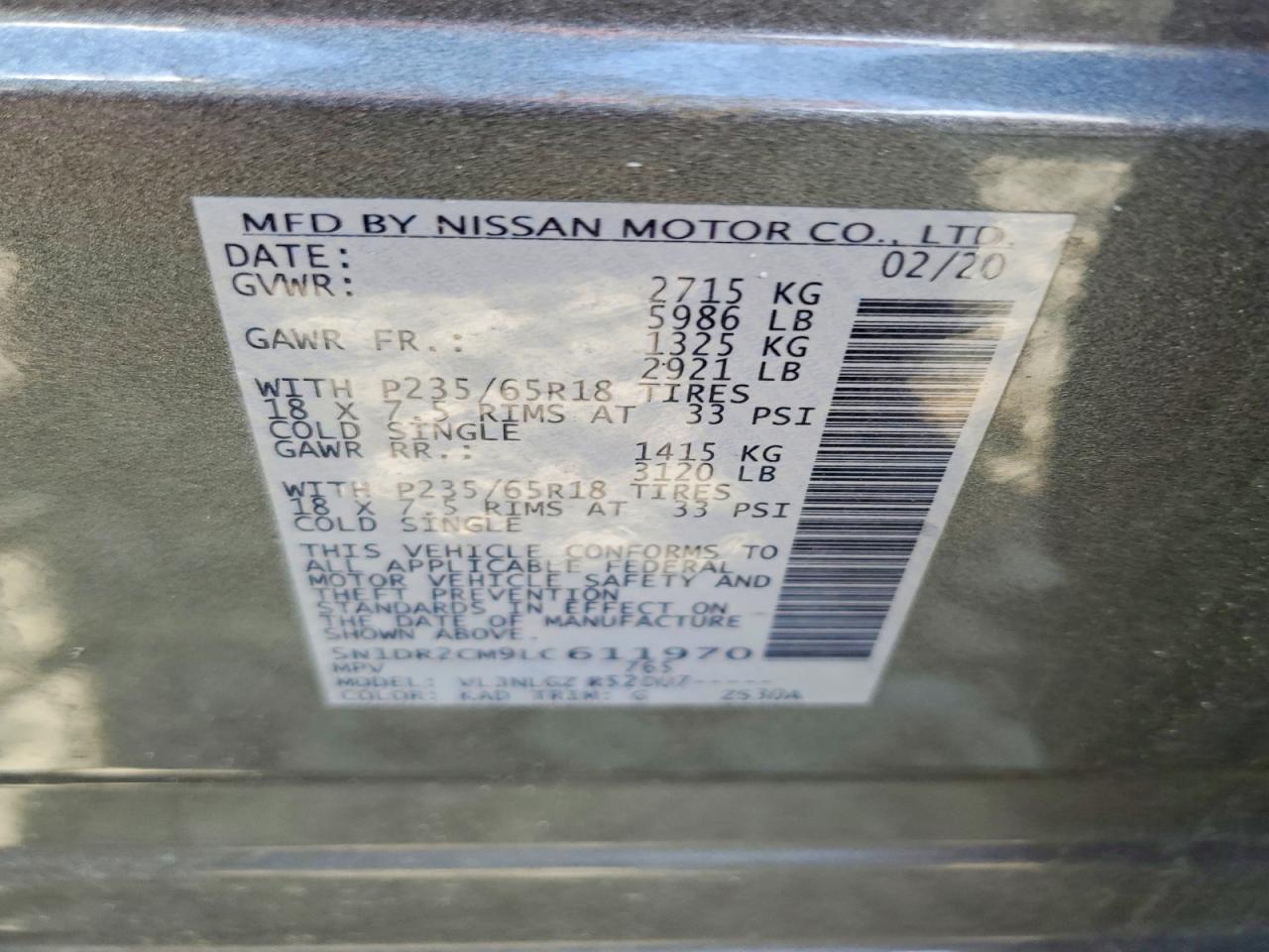 2020 Nissan Pathfinder Sl - zdjęcie 13