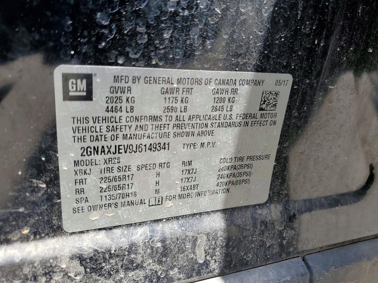 2018 Chevrolet Equinox Lt - zdjęcie 13