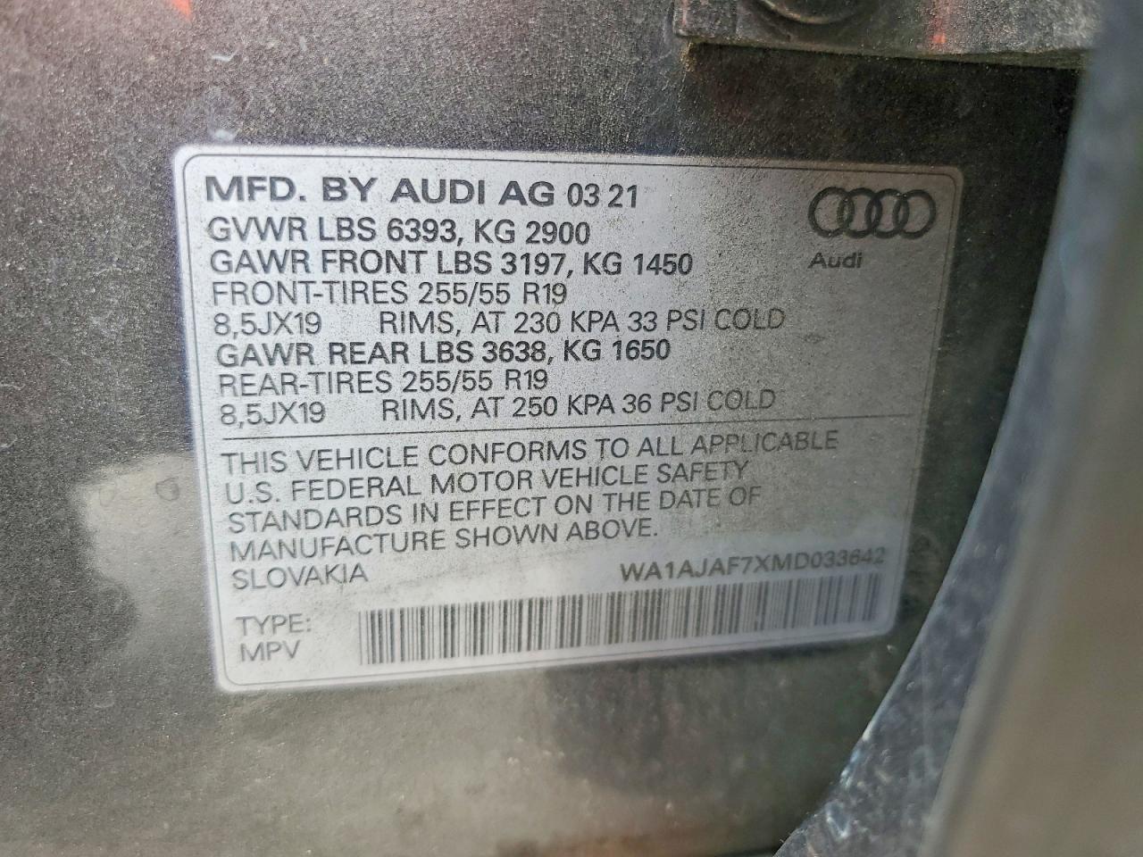 2021 Audi Q7 Premium - zdjęcie 13