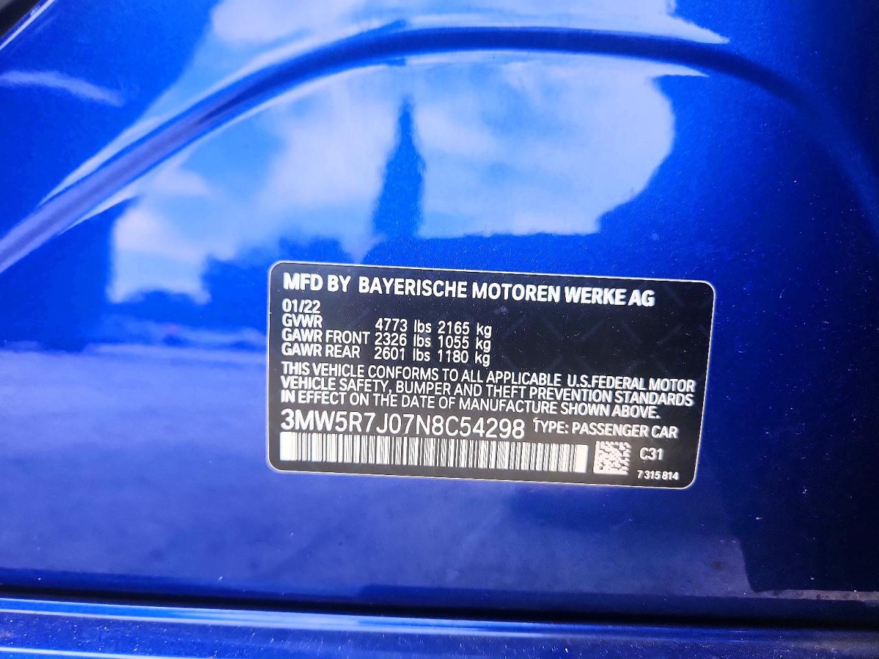 2022 BMW Seria 3 330i - zdjęcie 12