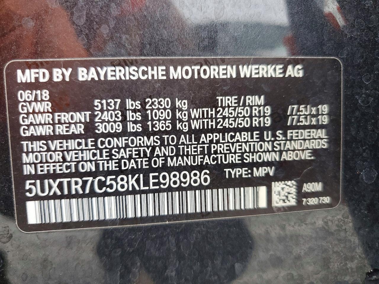 2019 BMW X3 Sdrive30I - zdjęcie 13