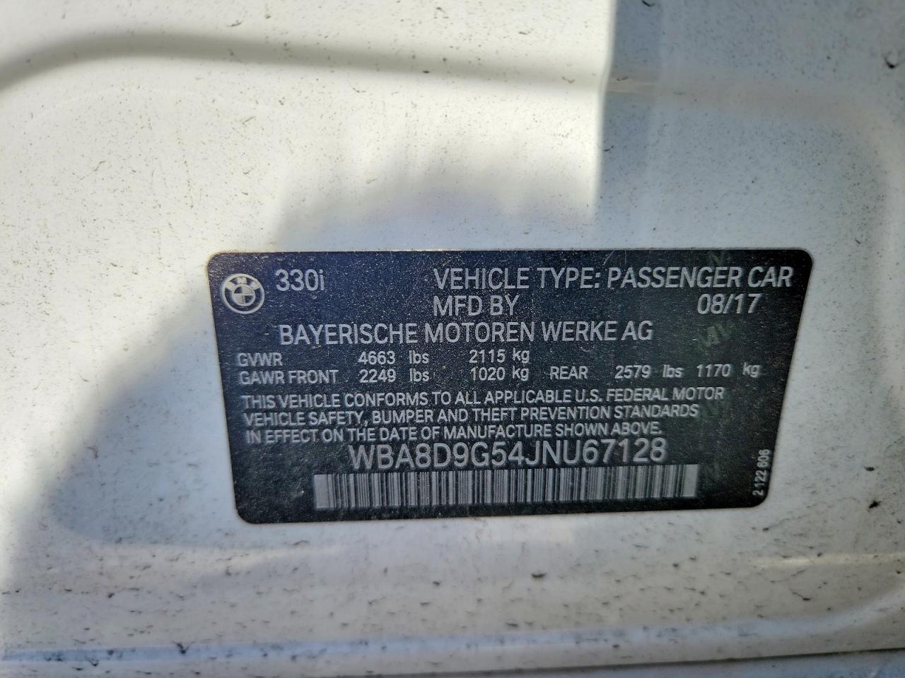 2018 BMW Seria 3 330i - zdjęcie 12