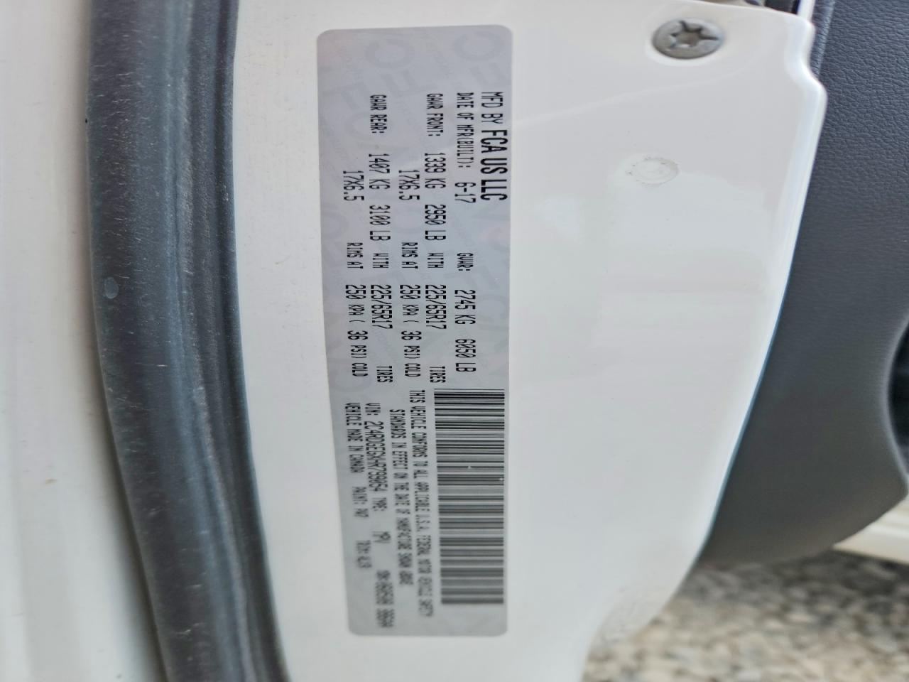 2017 Dodge Grand Caravan Gt - zdjęcie 13