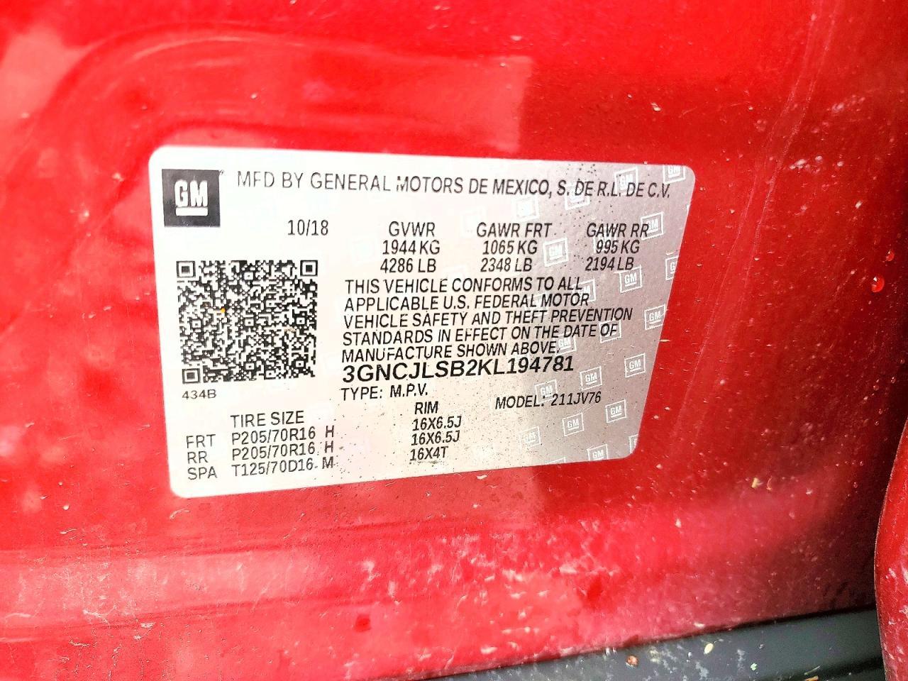 2019 Chevrolet Trax 1Lt - zdjęcie 13
