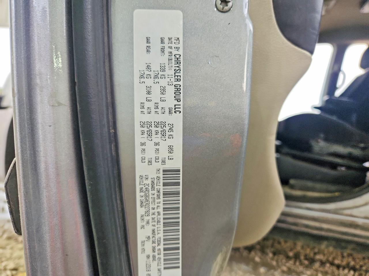2014 Dodge Grand Caravan Se - zdjęcie 13