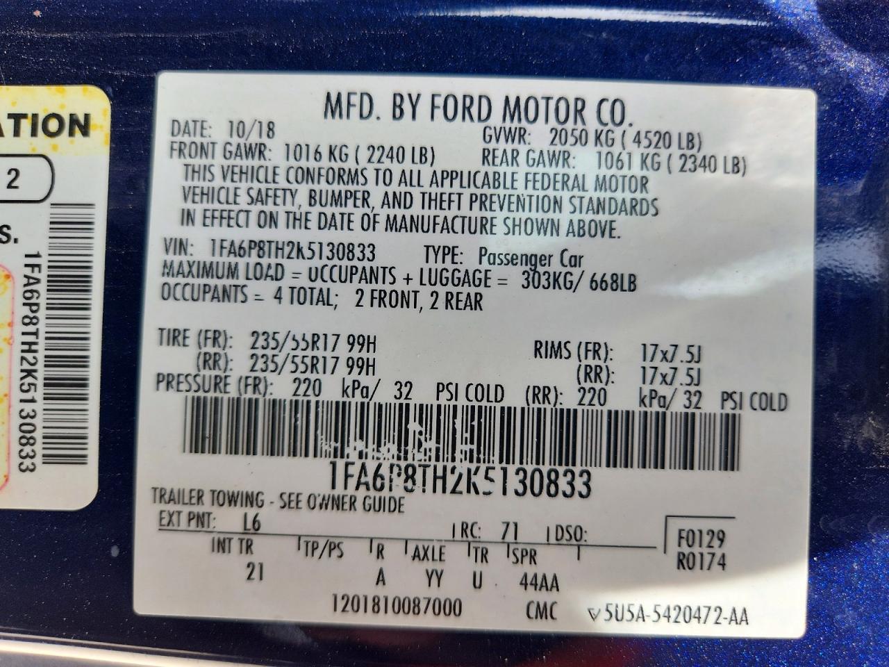 2019 Ford Mustang - zdjęcie 13