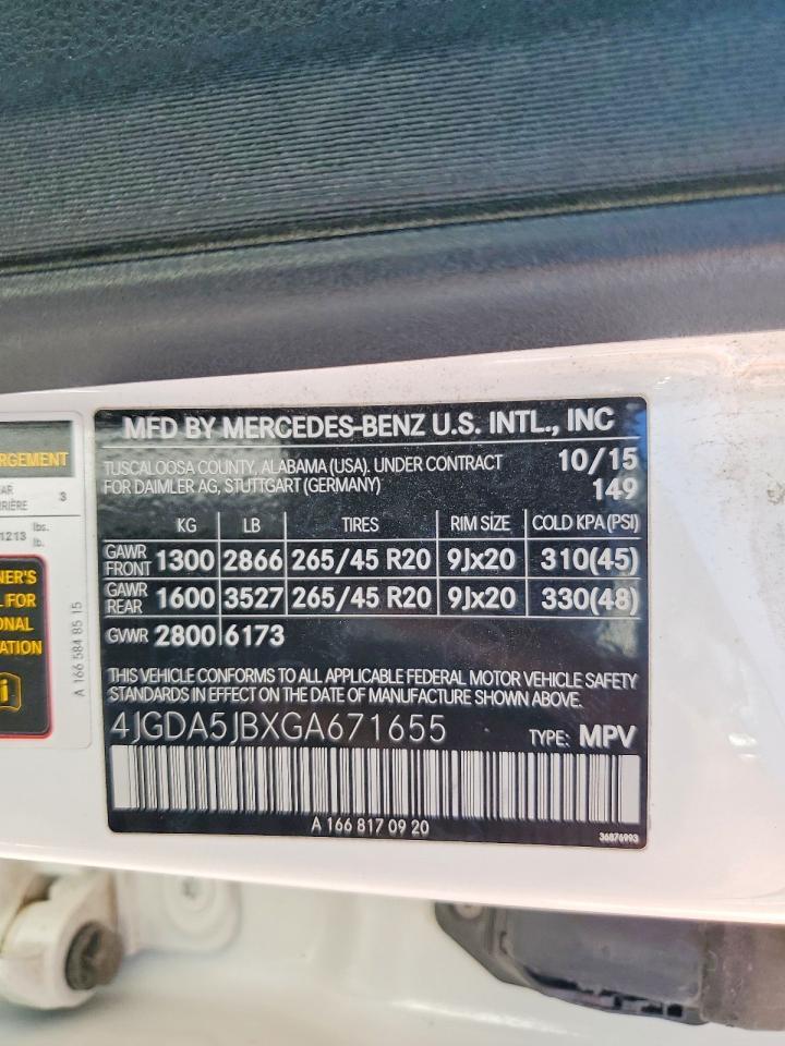 2016 Mercedes-Benz Gle 350 - zdjęcie 13
