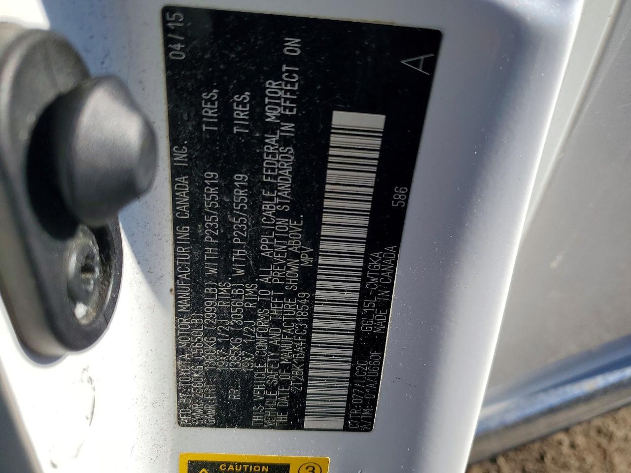 2015 Lexus Rx 350 Base - zdjęcie 13