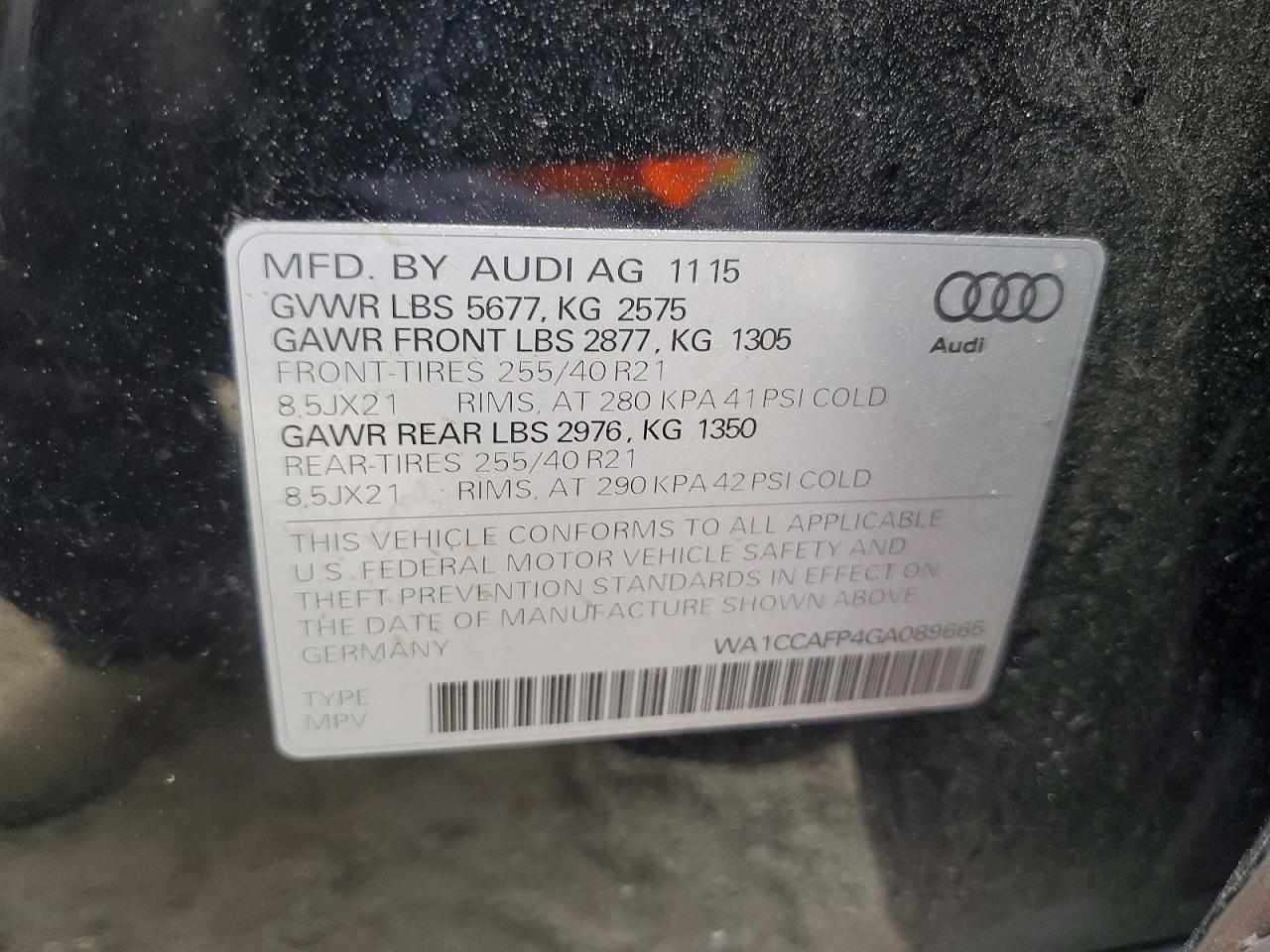 2016 Audi Sq5 Premium Plus - zdjęcie 14