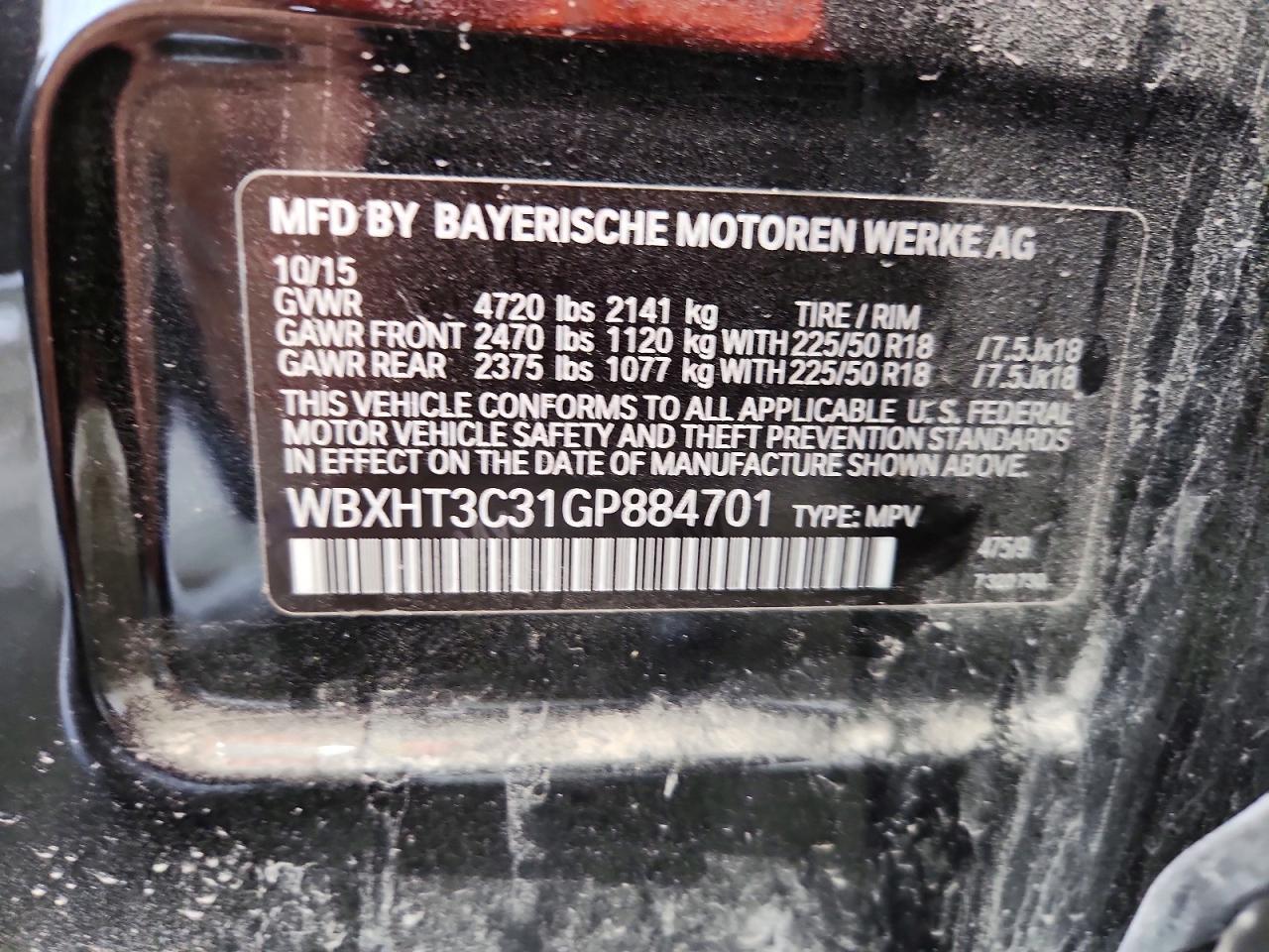2016 BMW X1 xDrive28I - zdjęcie 12