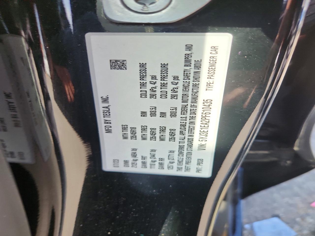 2023 Tesla Model 3 - zdjęcie 12
