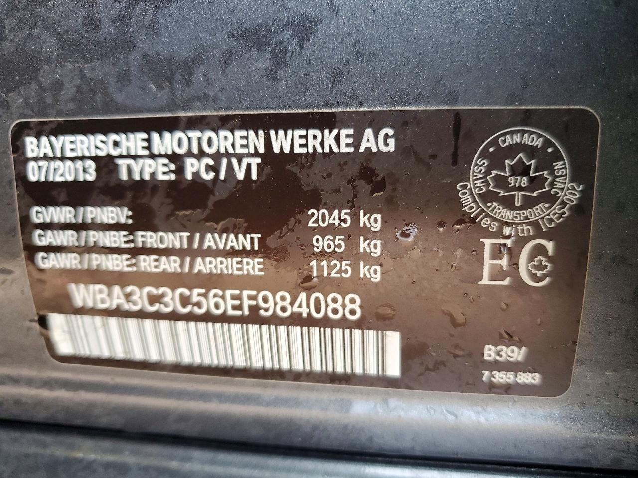 2014 BMW 320 I xDrive - zdjęcie 12