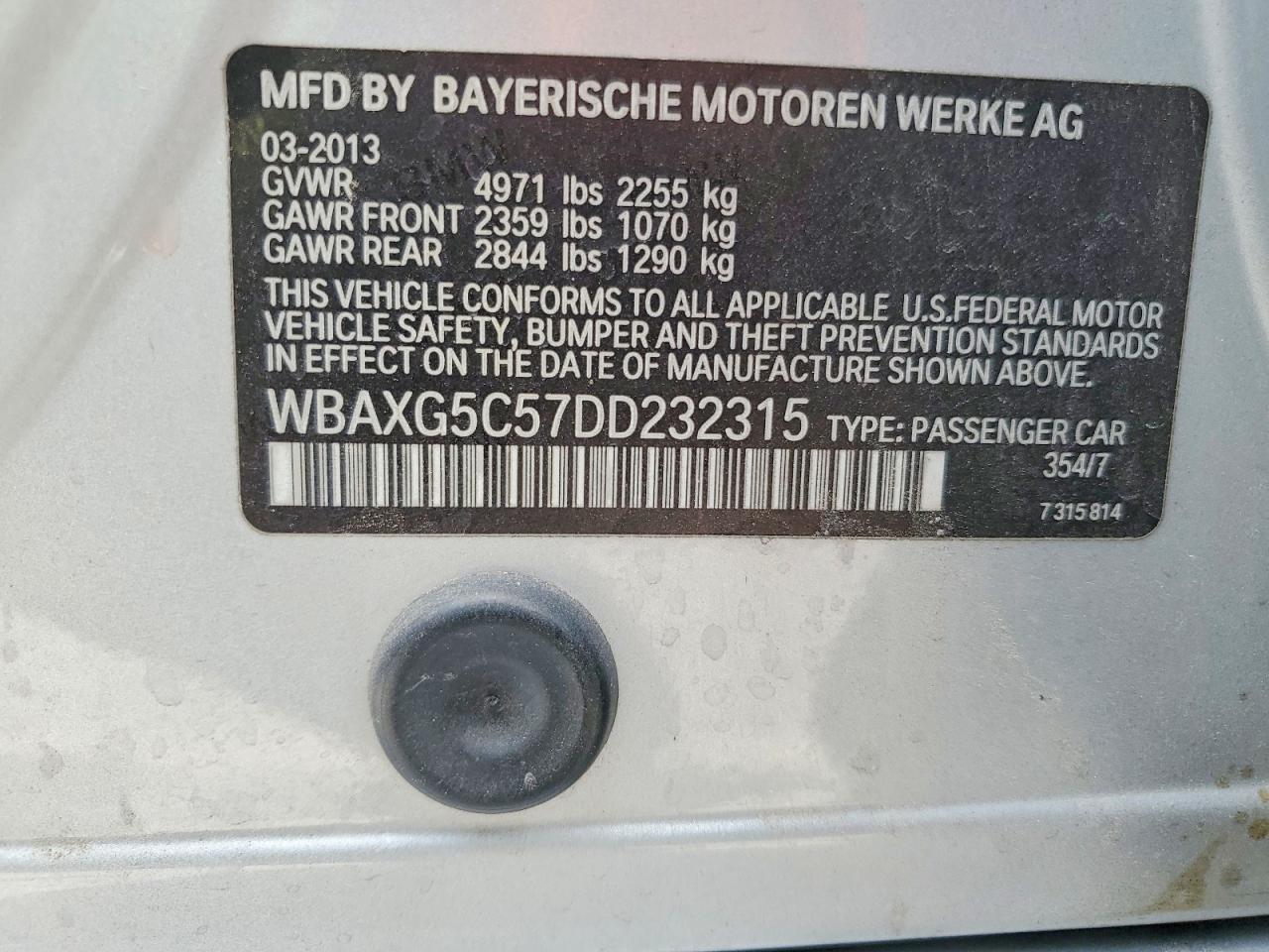 2013 BMW 528 I - zdjęcie 12