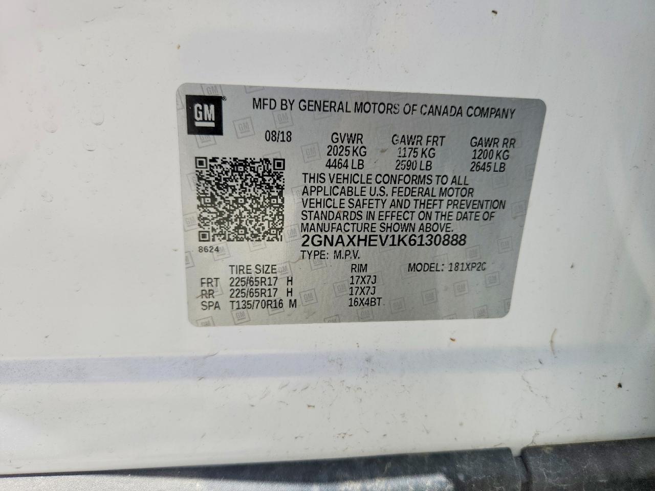 2019 Chevrolet Equinox Ls - zdjęcie 12