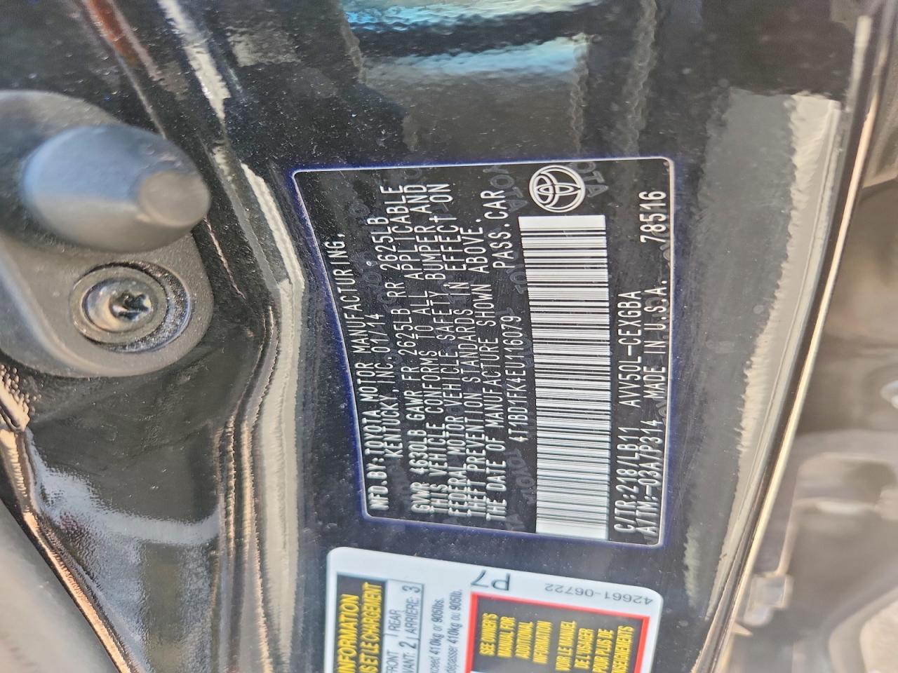 2014 Toyota Camry Hybrid Xle - zdjęcie 10