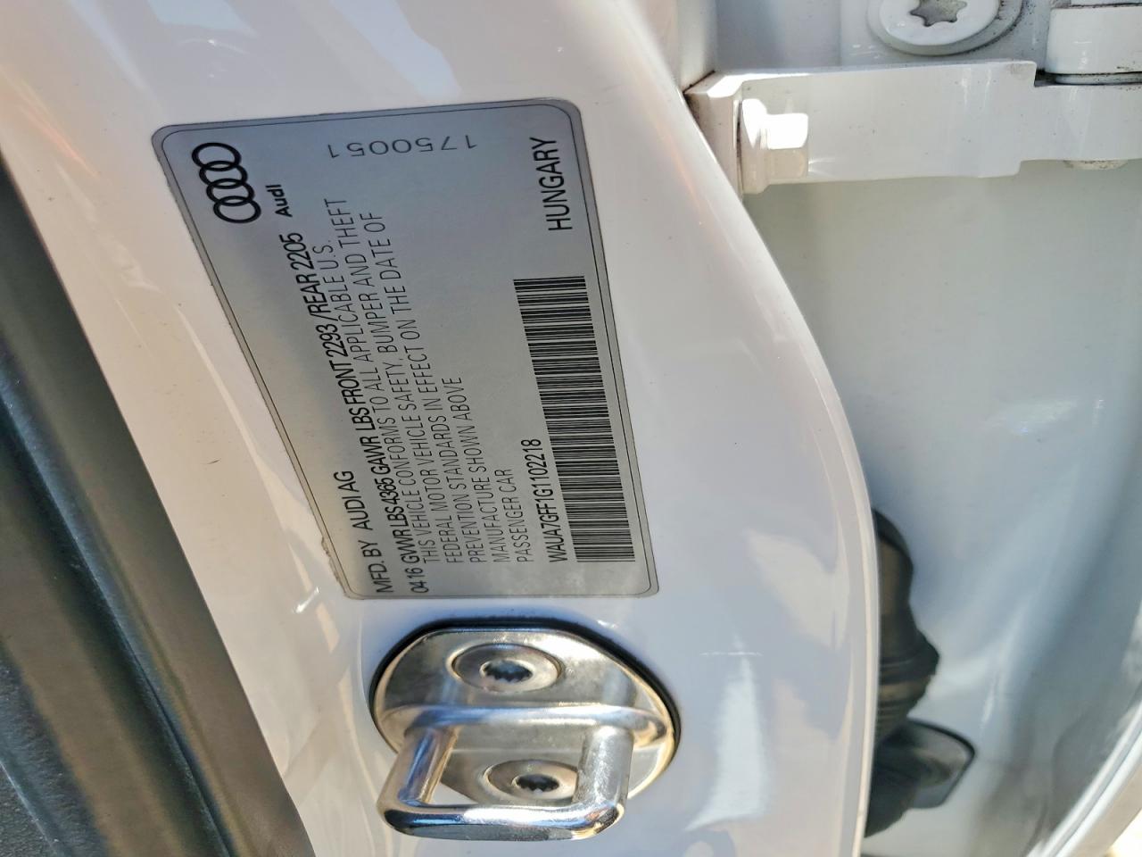 2016 Audi A3 Premium - zdjęcie 12