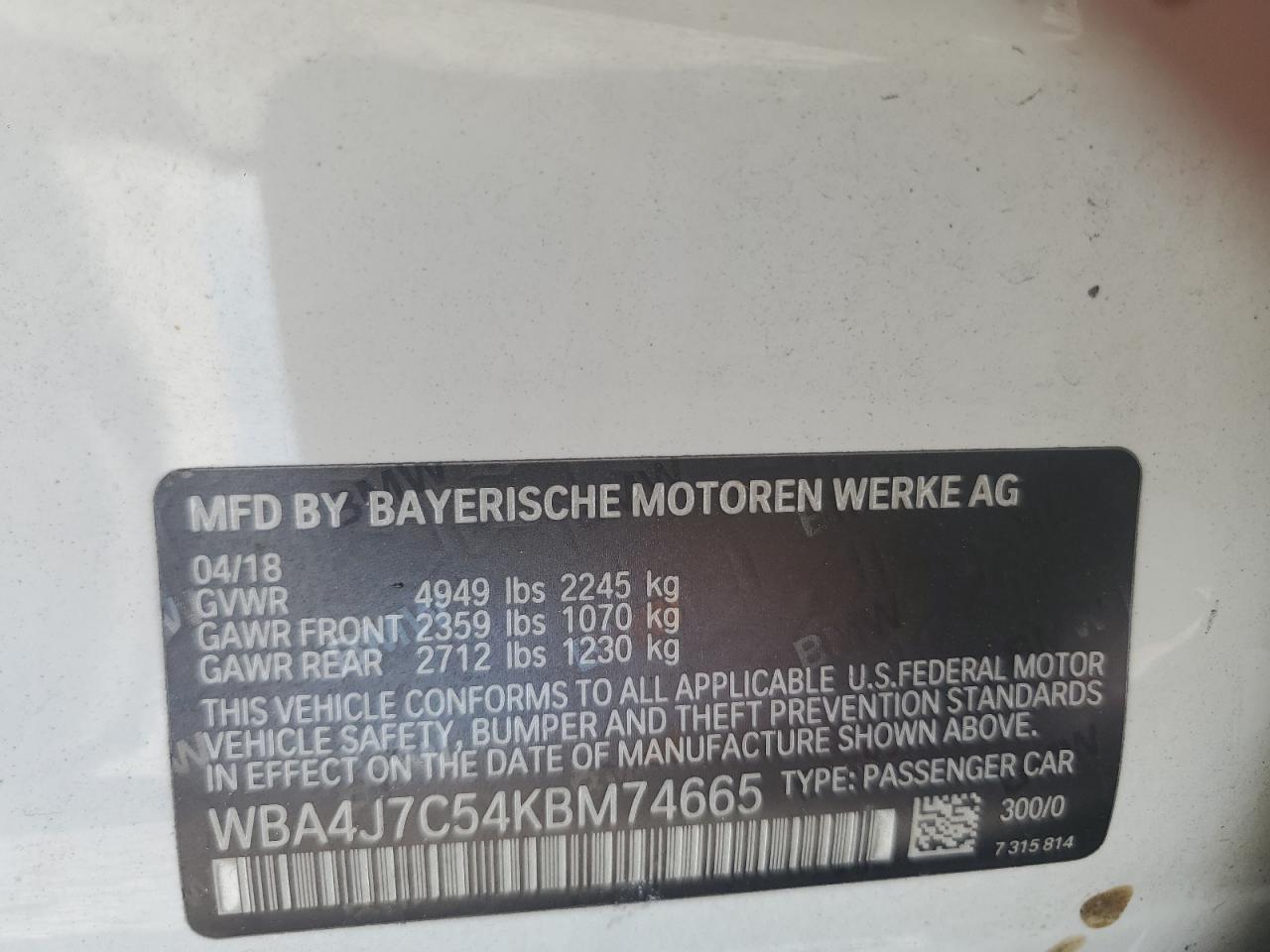 2019 BMW Seria 4 440i - zdjęcie 12