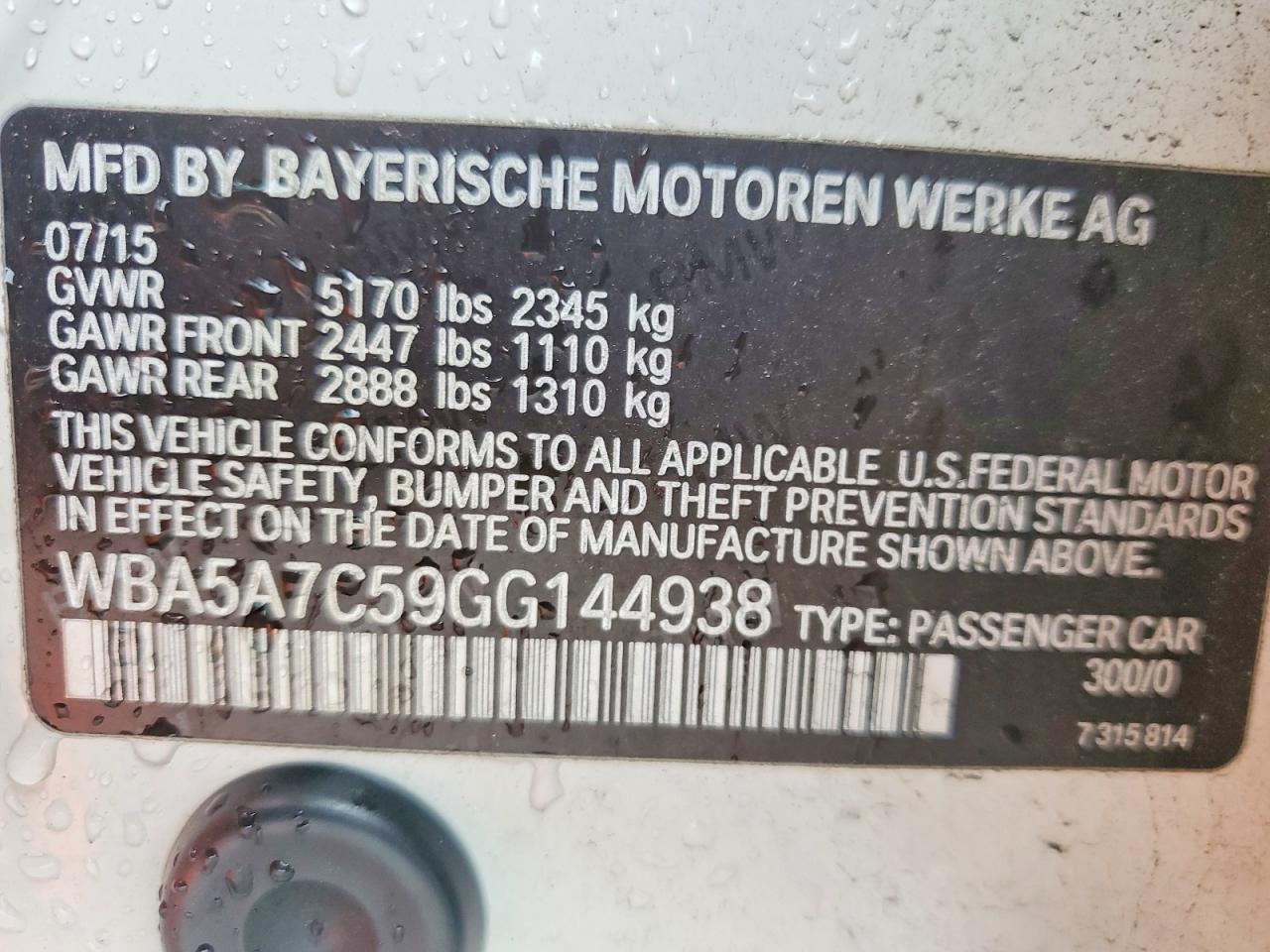 2016 BMW Seria 5 528i - zdjęcie 12
