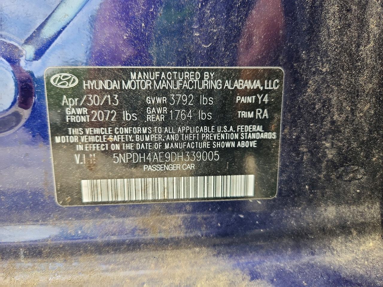 2013 Hyundai Elantra Gls - zdjęcie 12