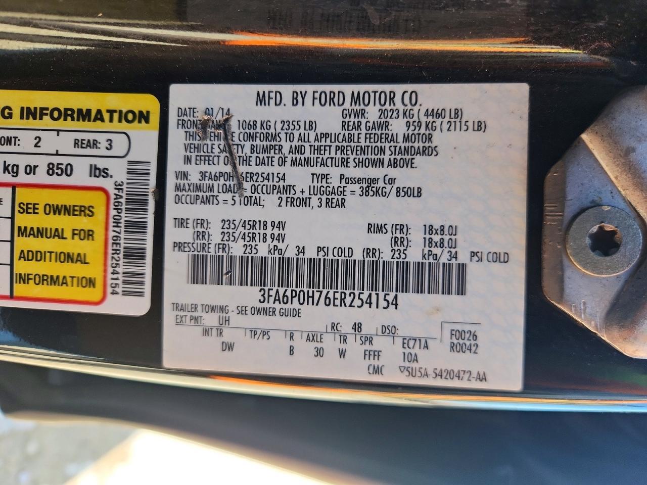 2014 Ford Fusion Se - zdjęcie 13